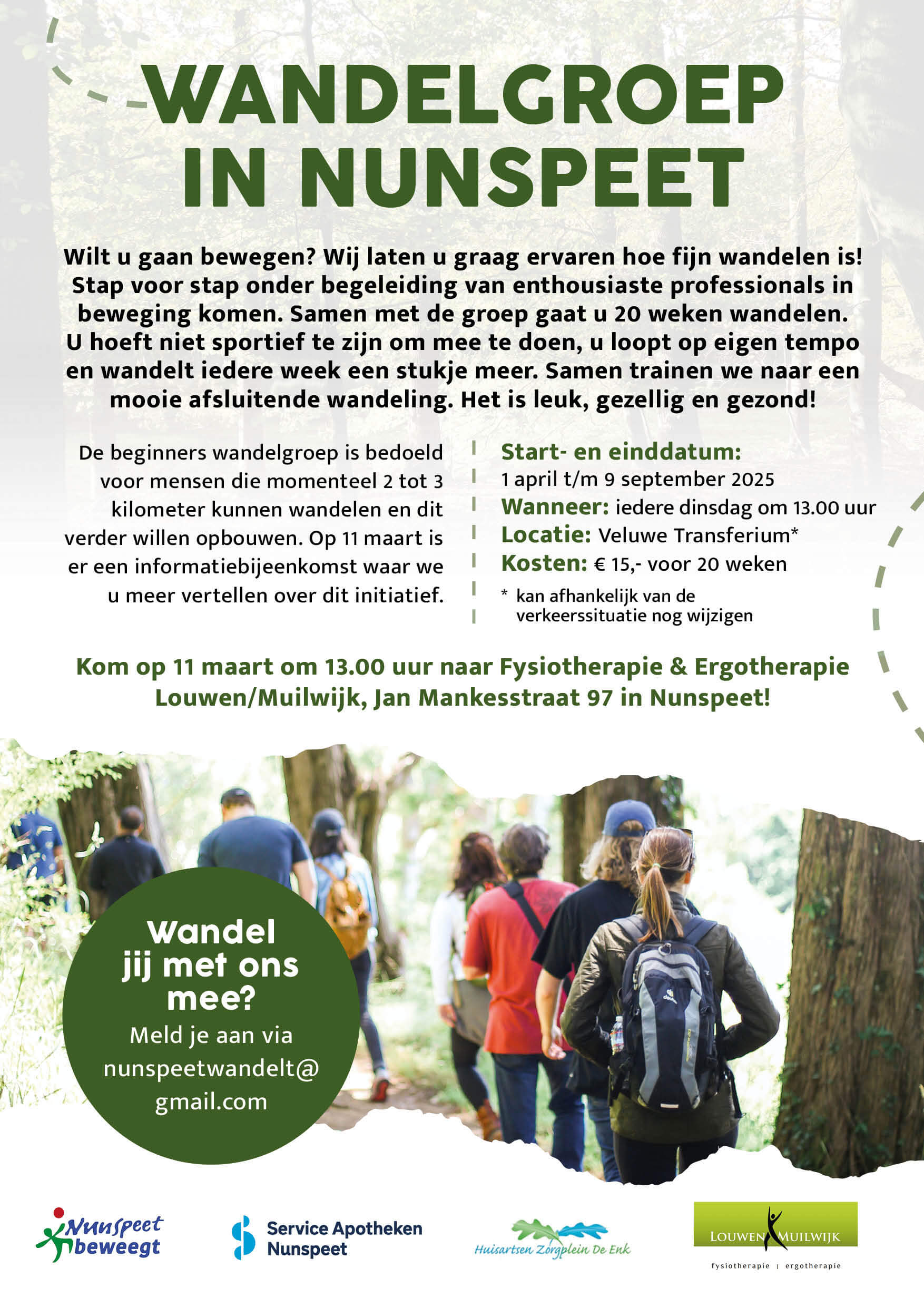 Beginners wandelgroep Nunspeet
